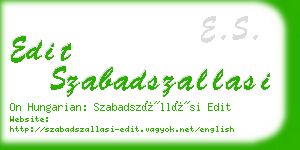 edit szabadszallasi business card